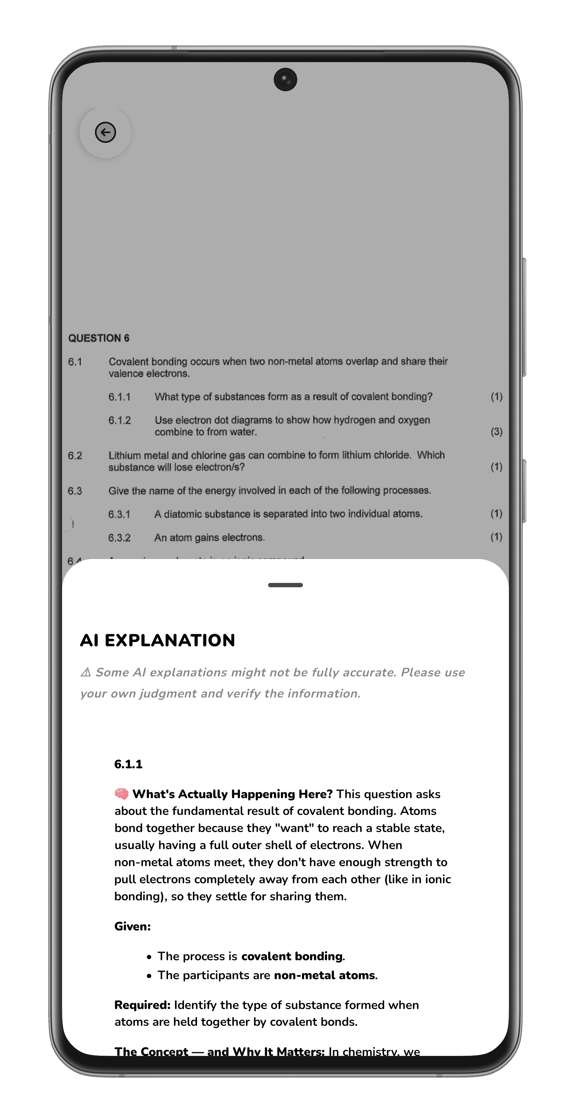 Grade 10, 11 & 12 Mathematics App screenshot